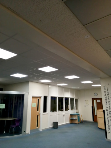 led lighting at cheslyn hay academy